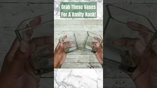  GRAB These Dollar Vases & Create a Useful Vanity DIY Hack! #dollartreediy #shesocraftdee #shorts