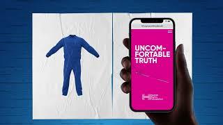 "Uncomfortable Truth" by TAXI (a VMLY&R company) for Human Rights Foundation