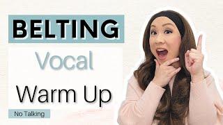 Belt Higher Vocal Warm Up (Non-Talking Version) #belting #mixbelt #singing