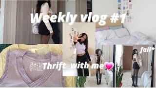 VLOG FAIL; TRIFT HAUL, Get Ready with Me