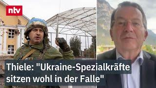 "Ukraine-Spezialkräfte sitzen wohl in der Falle" - Thiele: Kursk-Vorstoß gefährlich | ntv