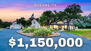 Tour A $1,150,000 Property on 3.13 Acres in Boerne, Texas