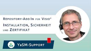 Repository-Add-In für Visio: Installation, Sicherheit und Zertifikat | YaSM-Support