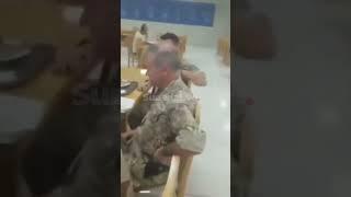 Omani Citizen YELLS at British Soldiers inside Restaurant