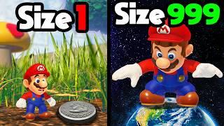 Mario Odyssey but every Moon makes Mario BIGGER...