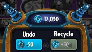 Plants vs . Zombies Heroes ( PvZ Heroes ) Card Recycle 2485 Sparks Part 3 of 3 14500 Spark Total