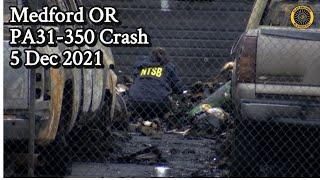 Medford OR PA-31-350 IMC Crash 5 Dec 2021