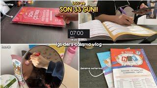 lgs ders vlog / yeni Kr akademi kitap / verimli gün / son 33 gün!!