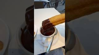 Trying the “BEST CHURROS” in Spain