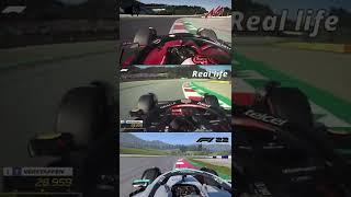 F1 22 vs Assetto Corsa vs Real Life #shorts