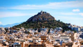 #73 Walking down from Lycabettus Hill, views of Athens city