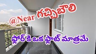 Flat for sale in Hyderabad Direct Owner [ Near Gachibowli ]