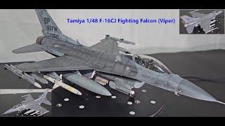 Tamiya 1/48 F-16CJ Fighting Falcon (Viper) Build