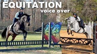 Equitation riding lesson Voice over!! + my tips and tricks