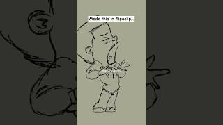 In flipaclip  #flipaclipanimation #flipaclip #flipaclipcontest #cartoontattoo #cartoondrawing #short