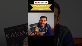 Short review of book 'Karma' by Acharya Prashant |  #books #bookreview #acharyaprashant #karmabook