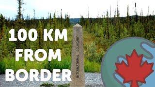 Why do Canadians live so close to the US border?