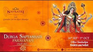 Navratri Day 2 - Durga Saptashati Parayanam | 27 Sep 2022