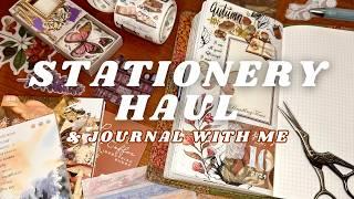 Prettiest Journaling Stationery Haul + Journal With Me