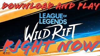 Download and Play League of Legends: Wild Rift Open Beta