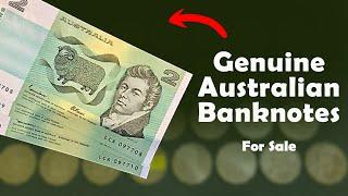 Genuine Australian Banknotes (For Sale)