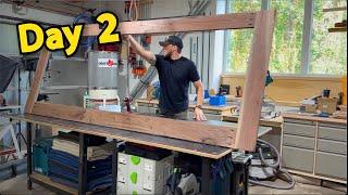 Basement Bar Woodwork | Home Renovations - DAY 2