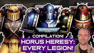 Every Legion of the HORUS HERESY: Origins and Lore | Warhammer Space Marine Lore Compilation