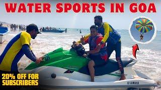 water sports in goa 2024 | parasailing in goa | calangute beach water sports | goa vlog safar k vlog