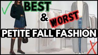 BEST & *WORST* Petite Fall Fashion! Fall Style Tips For Petites 2024