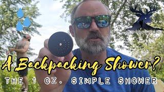 The Simple Shower | One Ounce Backpacking Shower for CNOC Bag or Smartwater Bottle