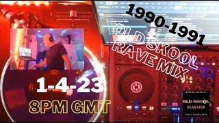 1990-1991 Old Skool Rave Classics  Live Mix***