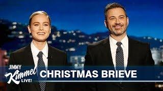 Brie Larson Studies Jimmy Kimmel for Guest Hosting Duties