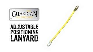 Guardian Fall Protection Adjustable Lanyard - GME Supply