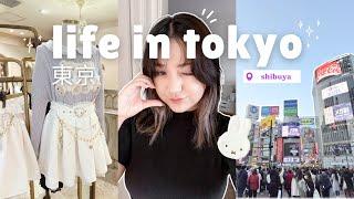 life in tokyo  exploring shibuya, muji, shopping at shibuya109 & nintendo store | japan diaries