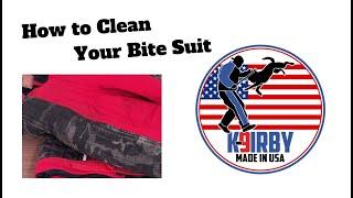 How to Clean Your Bite Suit