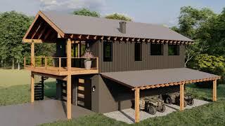 The Missoula Flyover- Barndominium Shop House