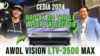 NEW! Awol Vision LTV-3500 Pro MAX 4K HDR UST Laser Cinescope TV!