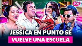 LA PSICÓLOGA Y LOS MUCHACHONES LE DAN CLASE A JESSICA EN PUNTO