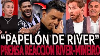 ¡PRENSA REACCIONA a PAPELÓN de RIVER 0 - ATLETICO MINEIRO 3! (Gallardo/Hulk)