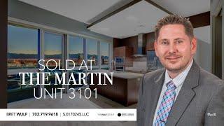 Sold. The Martin Unit 3101 In Las Vegas