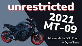 2021 MT09 Gets MAJOR Restrictions Removed after an ECU Flash | Moore Mafia MT-09 FZ09