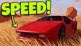 Unlimited SPEED Glitch on ANY Vehicle in Roblox Jailbreak!