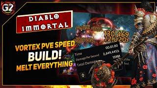 PvE Vortex Speed Build - Melt Everything In Your Path | Diablo Immortal