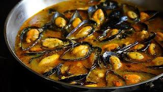 La mejor receta de mejillones a la marinera. Paso a paso, rápido y muy fácil