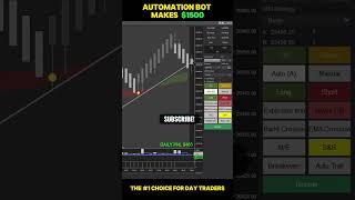 Automation Trading Bot Makes $1500 in NQ Market || Slingshot Bot #ninjatrader8