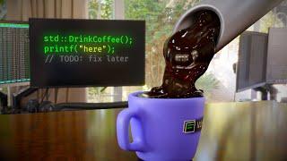 Drinking Coffee as a Programmer be like...