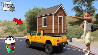 FRANKLIN BUILT A HOUSE ON HIS CAR IN GTA 5