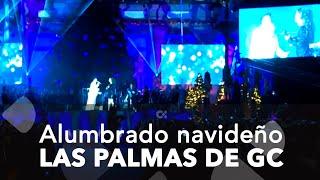 Inauguración del alumbrado navideño en Las Palmas de Gran Canaria