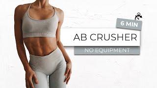 6 MIN AB CRUSHER - hardest abs workout - must try !