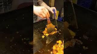 中國街頭小吃 鐵闆炒涼粉 Chinese street food yummy food